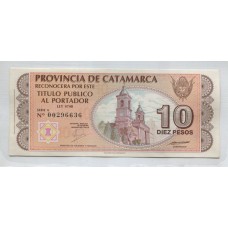 ARGENTINA EC. 235 BONO BILLETE CATAMARCA SIN CIRCULAR UNC